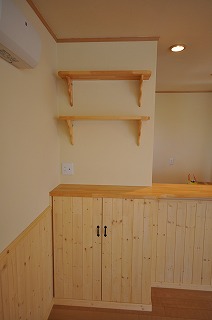 施工例 造作棚